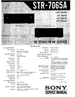 Sony STR-7065A - Service Manual 